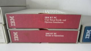 IBM RT PC Computer Reference Guide Book Set,  AIX References (30) 3