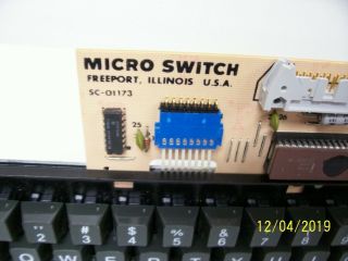 Rare 1970 ' s? Micro Switch Engineering Computer Keyboard Prototype 3