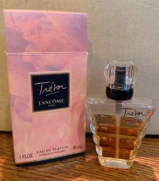 Vintage Eau De Parfum Tresor Lancome Spray Perfume 1 Oz - Partial,