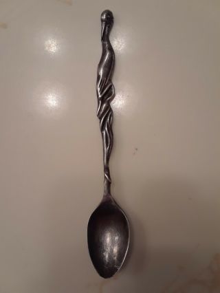 Vintage Tiffany Co Sterling Silver Baby Spoon Stork