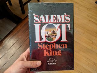 Stephen King “salem’s Lot” Hardcover - Shrink Wrapped - Like - Early Edition