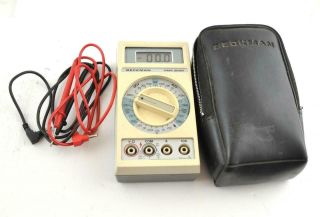 Vintage Beckman Rms3030 Multimeter With Case