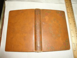 " The Scarlet Letter " By Nathaniel Hawthorne 1893 Hard Leather Bound,  Great Cond.