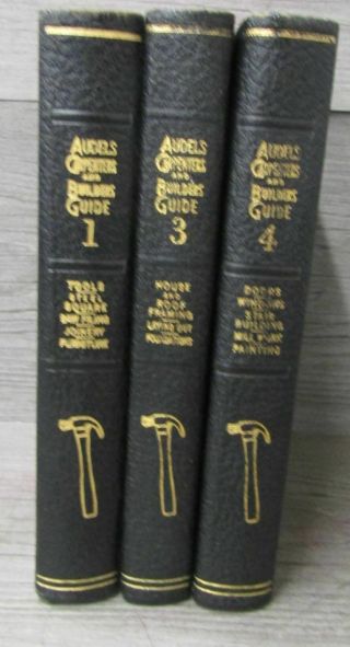 Audels Carpenters And Builders Guide Books 1 3 And 4 Missing Book 2