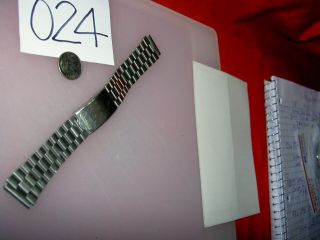 RARE Vtg SEIKO B1207 Stainless Steel Men ' s Watch BAND 18 mm lug 6 ' L 6309 3