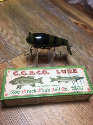 Vintage Fishing Lure Creek Chub Crawdad W/box & Legs 300 Old Bait
