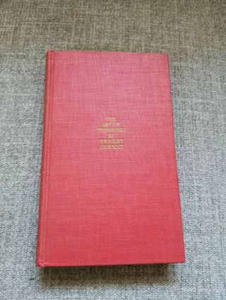 Vintage/antique Hardcover Book.  The Art Of Thinking By Ernest Dimnet 1928