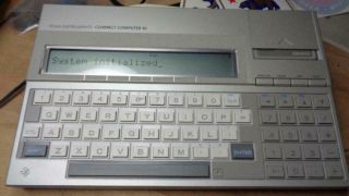 1983 Texas Instruments Compact Computer 40 Cc40 W/ Statistics Module