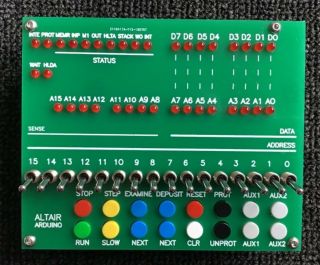RETRO ALTAIR 8800 S100 CLONE with Front Panel Switches and LEDs. 3