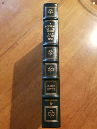 A Portrait Of The Artist As A Young Man Joyce Easton Press Leather Bound Book