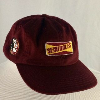 Vintage Florida State Seminoles Snapback Hat Youth 90s Ncaa Basketball Football