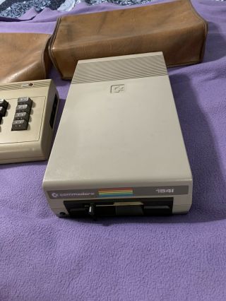 Commodore 64 Computer And 1541 Floppy Disk W/Covers - No Wires Or Power Cords 2