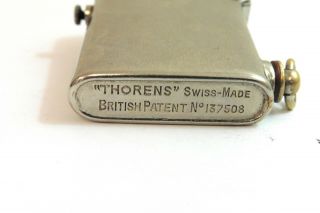 1920s THORENS SWISS MADE SINGLE CLAW LIGHTER IN 3