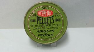 Vintage Keenfire 500.  177 Cal.  Pellets And Container