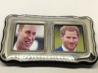 Sterling Silver Double Photo Frame - R Carr - Sheffield - 1996