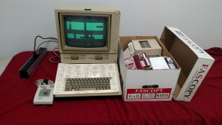 Vintage Apple 2 Computer And Games