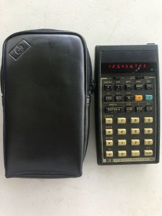 Hp 38c Vintage Financial Calculator