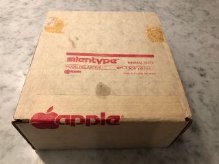 Vintage Apple Silentype Thermal Printer Paper A2c0001 - Box Of 10 Rolls