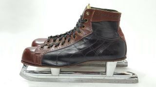 Vintage Nestor Johnson High Speed Racing Ice Skates Sz/10,  W/standard