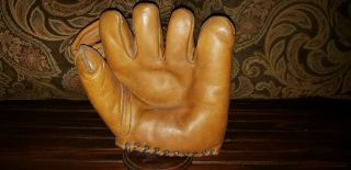Vintage/Antique Early 1950 ' s Hutch Player Signed/Endorsed Baseball Glove Rare 2