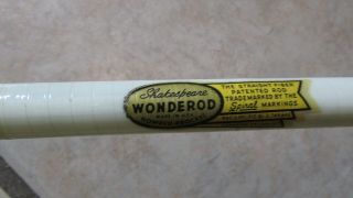 Vintage Shakespeare Wonderod No.  Pb - A500m Fishing Rod - 6 