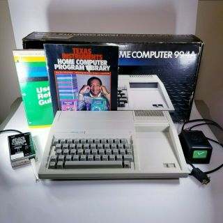 Texas Instruments Ti - 99/4a Computer Complete With Books & Acc.  Bill Cosby