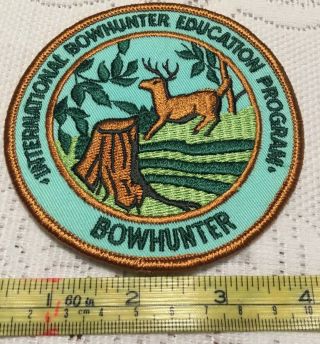 International Bowhunter Education Program Bowhunter Embroidered Patch