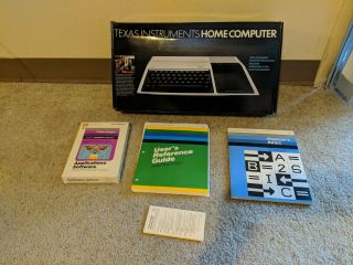 Texas Instruments Ti - 99/4a Computer Vintage Old Geek Commodore 80’s
