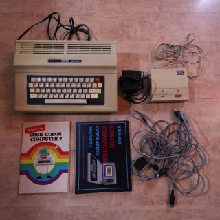 Tandy Radio Shack Trs - 80 Color Computer 2 64k And Accessories