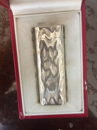 Cartier Lighter Full Sterling Silver