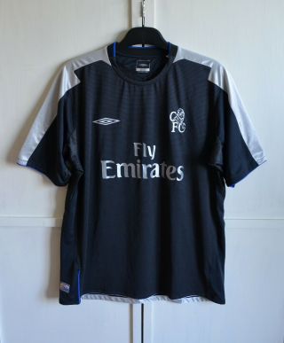 Chelsea London 2004 2005 Vintage Away Third Football Shirt Jersey Umbro Size Xxl
