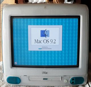 1999 Apple Imac G3 M4984 Blueberry 333mhz 64mb Ram 6 Gb Hd