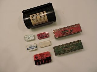 Two Al Foss Tins And Misc.  Items - Lures