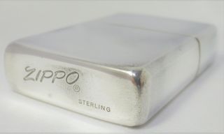 Antique Sterling Silver Zippo 1997 Fired Rare  63010836