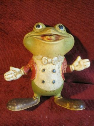 Vintage 1948 Rempel Mfg Co Froggy The Gremlin Rubber Squeak Toy Akron Ohio