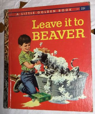 Little Golden Book Leave It To Beaver 347 Vintage 1959