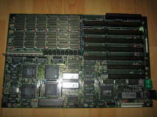 20 Mhz 80286 Isa Pc/at Motherboard With I80287 Npu And 2m Ram Neat C&t Chips (et