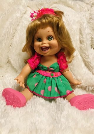 Vintage Baby Face Galoob So Funny Natalie Doll 1990 5
