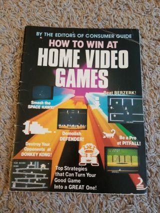 How To Win At Home Video Games Atari Vintage 1982 Asteroids Pitfall Defender,