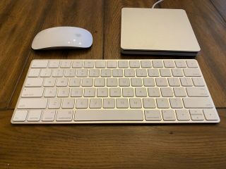 Apple Magic Keyboard,  Magic Mouse,  And Superdrive