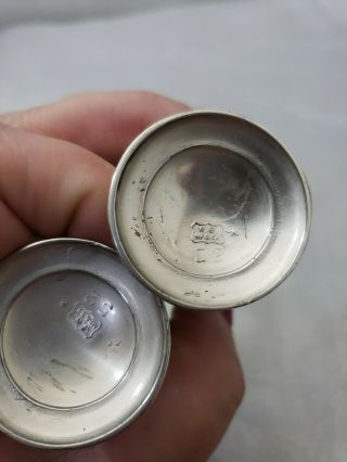 Vintage W.  B.  Mfg Co.  (Weidlich Bros) Silver Plate Salt & Pepper Shaker 52 2