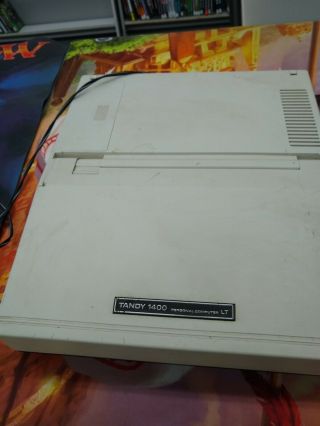 TANDY 1400 PERSONAL COMPUTER LT MODEL 25 - 3500B,  DOS,  AC Power,  36 floppys 2