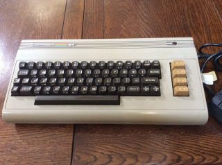 Vintage Commodore 64 Model 64 Keyboard W/ Power Supply
