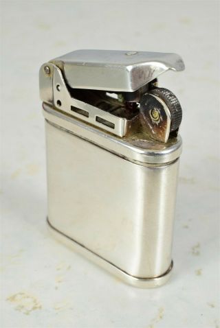 Vintage Rare Sterling Silver Pipe Cigarette Lighter Beattie Jet Briquet Benzin