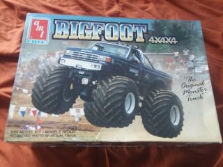 Amt 1/25 Bigfoot 4x4x4 1986 Ford F250 Monster Truck 1989 Vintage Issue Kit 6791