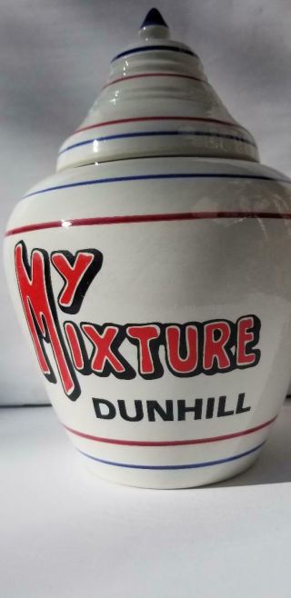 Rare Large Dunhill My Mixture Jar