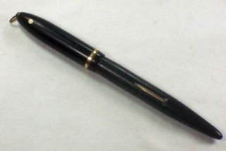 Vintage Sheaffer Balance Lifetime Ring Top Fountain Pen In Black