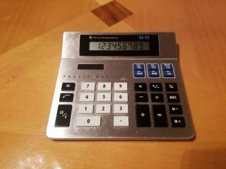 Vintage Texas Instruments Ba - 20 Profit Manager Calculator Solar Powered Battery