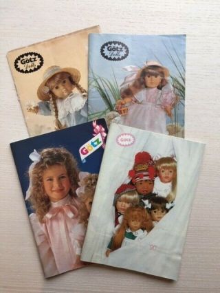 Vintage Gotz Doll Catalogs 1987,  1988,  1990