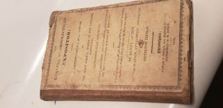 Antique Book - 1833 - English Orthographical Expositor - 15th Edition - By Daniel Jaud